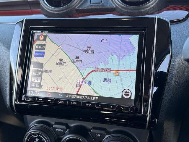 スイフトスポーツ ベースグレード　全周囲カメラ・フルセグナビ・ＢＴオーディオ・ＬＥＤライト・ＡＣＣ・ＬＫＡ・ＡＨｂ・シートヒーター・ＥＴＣ・パドルシフト・ドアバイザー・Ｐガラス・スマキー・ＵＳＢ・本革ステア・ミラーウィンカー（13枚目）