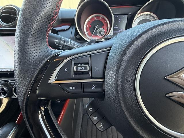 スイフトスポーツ ベースグレード　全周囲カメラ・フルセグナビ・ＢＴオーディオ・ＬＥＤライト・ＡＣＣ・ＬＫＡ・ＡＨｂ・シートヒーター・ＥＴＣ・パドルシフト・ドアバイザー・Ｐガラス・スマキー・ＵＳＢ・本革ステア・ミラーウィンカー（22枚目）