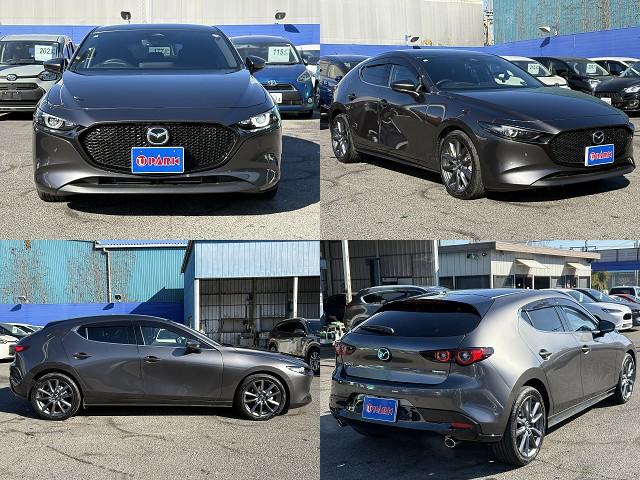 ＭＡＺＤＡ３ファストバック ２０Ｓ　ツーリング　ｉ－ＡＣＴＩＶＳＥＮＳＥ・フルセグナビ・全周囲カメラ・Ｃａｒｐｌａｙ・ＢＴオーディオ・ＨＤＭＩ・ワイヤレス充電・パワーシート・シート＆ステアヒーター・パドルシフト・革ステア・Ｃソナー・ＢＳＭ・１８ＡＷ（3枚目）