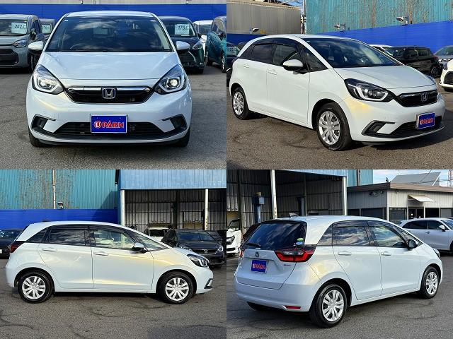 フィット e:HEVホーム ホンダセンシング・純正ナビ・バックカメラ・ETC・CD・BTオーディオ・USB・LEDヘッドライト・AUTOハイビーム・Cソナー・革ステア・ハーフレザー・フロアマット・ドアバイザー(3枚目)