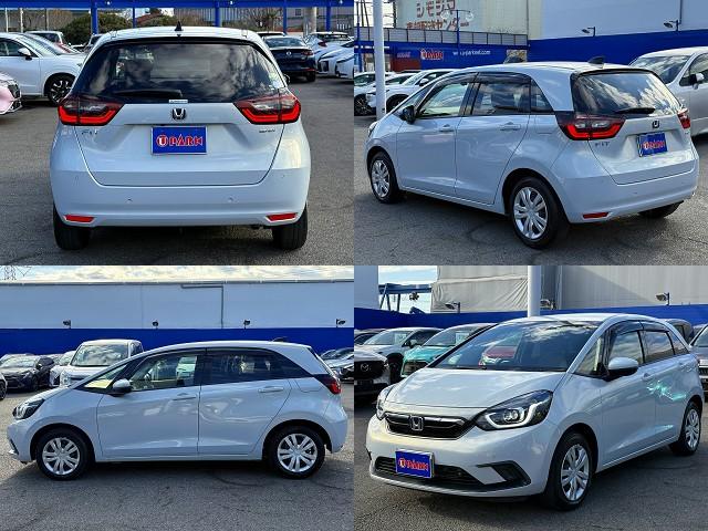 フィット e:HEVホーム ホンダセンシング・純正ナビ・バックカメラ・ETC・CD・BTオーディオ・USB・LEDヘッドライト・AUTOハイビーム・Cソナー・革ステア・ハーフレザー・フロアマット・ドアバイザー(4枚目)