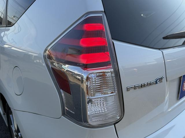 プリウスアルファ G 後期・純正8型フルセグナビ・バックカメラ・BTオーディオ・CD・DVD再生・クルーズコントロール・ハーフレザー・運転席パワーシート・LEDヘッドライト・革ステア・フロアマット・ドアバイザー(17枚目)