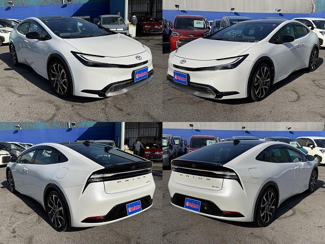 プリウス Z セーフティセンス・12.3型フルセグナビ・全周囲カメラ・BTオーディオ・Carplay・ETC2.0・ステアヒーター・Cソナー・BSM・RCTA・パーキングアシスト・AC100V電源・純正19AW(4枚目)