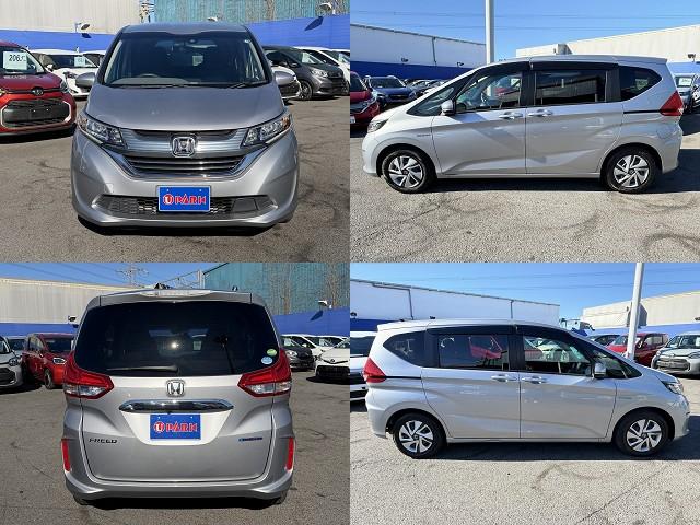 フリードハイブリッド ハイブリッド・Ｇホンダセンシング　１オーナー・ホンダセンシング・両側パワースライド・フルセグナビ・ＥＴＣ・バックカメラ・ＢＴオーディオ・ＬＥＤヘッドライト・ＡＵＴＯライト・スマートキー・ドアバイザー・フロアマット（3枚目）