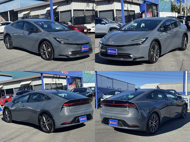 プリウス Ｚ　セーフティセンス・１２．３型フルセグナビ・全周囲カメラ・ＢＴオーディオ・Ｃａｒｐｌａｙ・ＥＴＣ２．０・デジタルミラー・パワーバックドア・ワイヤレス充電・Ｃソナー・ＢＳＭ・ＲＣＴＡ・純正１９ＡＷ（3枚目）