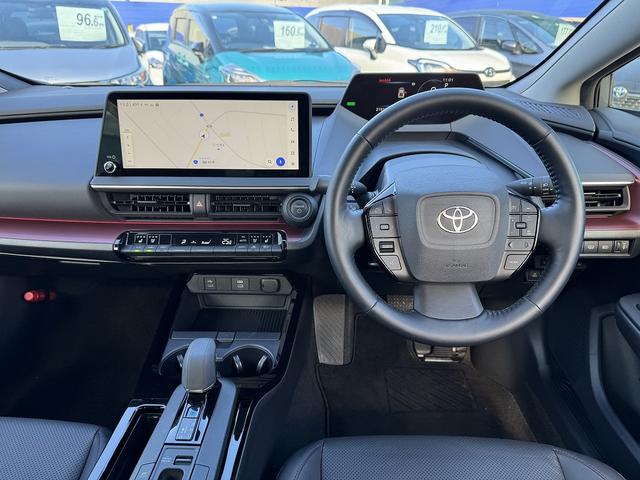 プリウス Ｚ　セーフティセンス・１２．３型フルセグナビ・全周囲カメラ・ＢＴオーディオ・Ｃａｒｐｌａｙ・ＥＴＣ２．０・デジタルミラー・パワーバックドア・ワイヤレス充電・Ｃソナー・ＢＳＭ・ＲＣＴＡ・純正１９ＡＷ（25枚目）