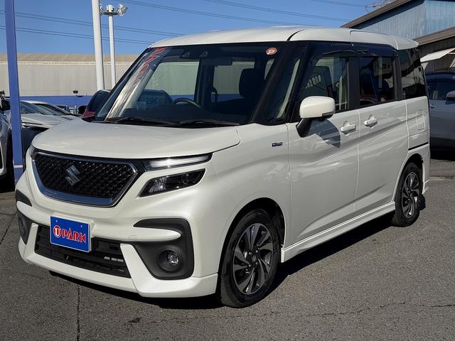 ソリオバンディット ハイブリッドＭＶ　セーフティサポート・両側パワースライド・フルセグナビ・全周囲カメラ・ＵＳＢ・ＢＴオーディオ・シートヒーター・ＬＥＤヘッドライト・リアＣソナー・ＨＵＤ・純正１５ＡＷ・革ステア・ドアバイザー（45枚目）