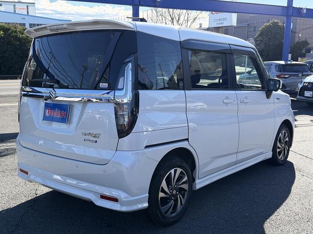 ソリオバンディット ハイブリッドＭＶ　セーフティサポート・両側パワースライド・フルセグナビ・全周囲カメラ・ＵＳＢ・ＢＴオーディオ・シートヒーター・ＬＥＤヘッドライト・リアＣソナー・ＨＵＤ・純正１５ＡＷ・革ステア・ドアバイザー（47枚目）