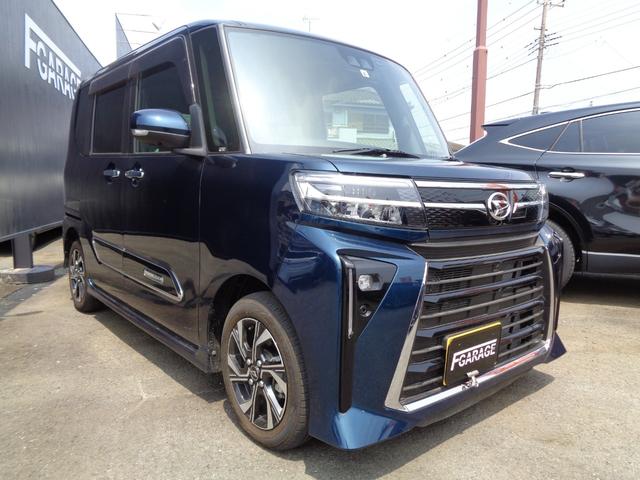 タント カスタムＸ　メモリーナビ　フルセグテレビ　ＣＤ／ＤＶＤ　Ｂｌｕｅｔｏｏｔｈ　全周囲モニター　前後ドライブレコーダー　ハーフレザーシート　シートヒーター　両側パワースライドドア　ＬＥＤヘッドライト　新車保証書付き（3枚目）