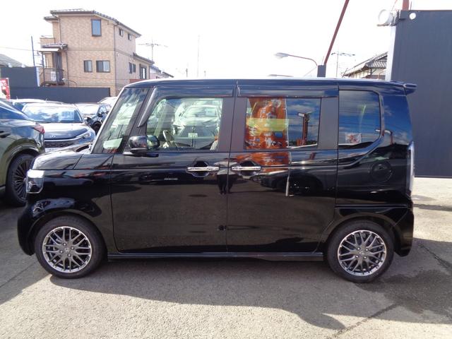 N-BOXカスタム ターボ 純正8型ナビ フルセグテレビ Bluetooth バックモニター USB ビルトインETC スマートキー ハーフレザーシート シートヒーター 両側パワースライドドア LEDヘッドライト アルミホイール(5枚目)