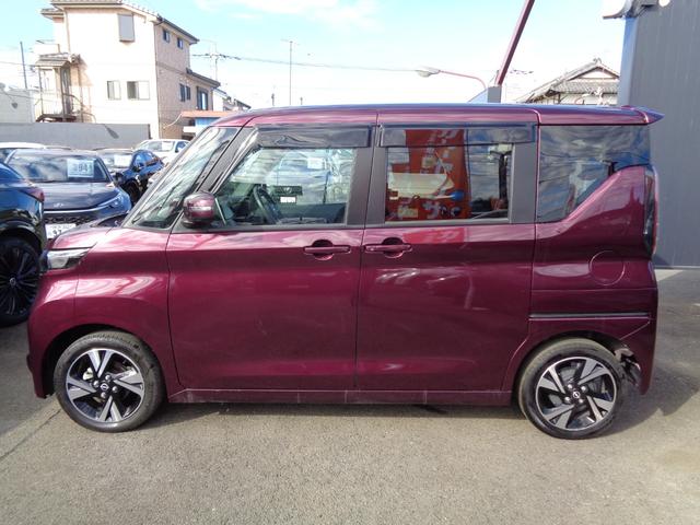 ルークス ハイウェイスター Gターボプロパイロットエディション 純正9型ナビ フルセグテレビ アラウンドビューモニター デジタルインナーミラー ドライブレコーダー ビルトインETC 両側パワースライドドア レザーシート シートヒーター LEDヘッドライト(5枚目)