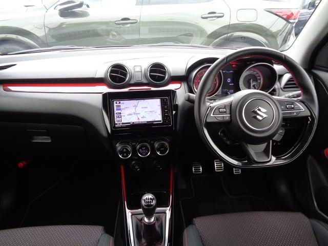 スイフトスポーツ ベースグレード 純正ナビ フルセグテレビ 全周囲モニター Bluetooth USB ドライブレコーダー ビルトインETC スマートキー プッシュスタート シートヒーター ブラインドスポットモニター LEDライト(13枚目)