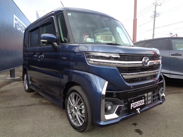 フレアワゴンカスタムスタイル XT 純正9型ナビ フルセグテレビ 全周囲モニター ビルトインETC ヘッドアップディスプレイ スマートキー シートヒーター ステアリングヒーター 両側パワースライドドア LEDヘッドライト 新車保証書付き(3枚目)