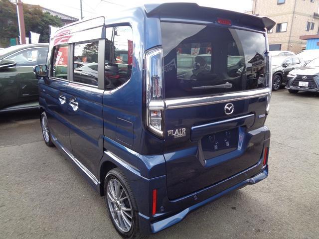 フレアワゴンカスタムスタイル XT 純正9型ナビ フルセグテレビ 全周囲モニター ビルトインETC ヘッドアップディスプレイ スマートキー シートヒーター ステアリングヒーター 両側パワースライドドア LEDヘッドライト 新車保証書付き(6枚目)