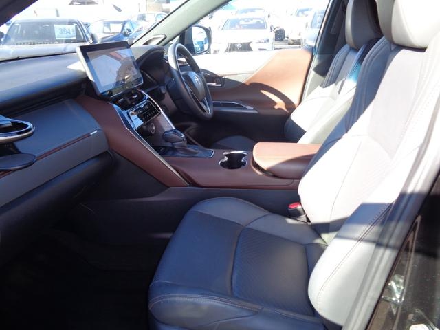 ハリアーハイブリッド Z レザーパッケージ 純正ナビ フルセグテレビ JBLサウンドシステム パノラミックビューモニター ドライブレコーダー ビルトインETC2.0 ワイヤレス充電 レザーシート シートエアコン パワーバックドア 新車保証書付き(11枚目)