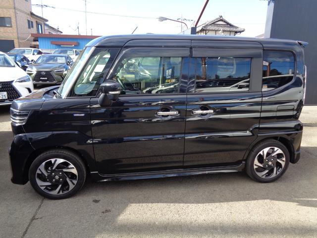 スペーシアカスタム ハイブリッドＸＳ　８型ナビ　フルセグテレビ　Ｂｌｕｅｔｏｏｔｈ　バックモニター　ドライブレコーダー　ビルトインＥＴＣ　ヘッドアップディスプレイ　ハーフレザーシート　シートヒーター　両側パワースライドドア　ＬＥＤライト（5枚目）