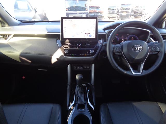 カローラクロス ハイブリッド Z 純正ナビ フルセグテレビ パノラミックビューモニター ドライブレコーダー ビルトインETC2.0 アドバンストパーク ハーフレザーシート シートヒーター パワーバックドア LEDヘッドライト(13枚目)