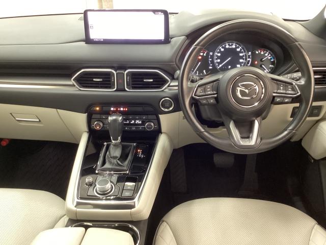 CX-8 2.2 XD エクスクルーシブ モード ディーゼルターボ ワンオーナー 全周囲カメラ アクセル踏み間違い防止装置 LEDヘッドライト 電動リアゲート ルーフレール サンルーフ 360度ビュー BTオーディオ オートハイビーム パワーゲート ワンオーナー車(2枚目)