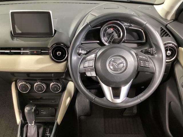 デミオ ＸＤ　ツーリング　Ｌパッケージ　２ＷＤ　ナビ　地デジ　スマートインＥＴＣ　オートクルーズ　左センターピラー修復歴有り　ＢＴオーディオ　スマートキ　ナビＴＶ　ＤＶＤプレーヤー　ＵＳＢポート　イモビライザー　ターボ　ＬＥＤヘッドライト　ＥＴＣ（2枚目）