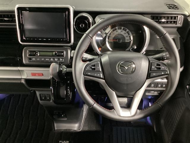 フレアワゴンカスタムスタイル ６６０　カスタムスタイル　ハイブリッド　ＸＳ　４ＷＤ　両側電動スライドドア　ＨＵＤ　シートヒーター　全方位カメラ　３６０°カメラ　ＬＥＤヘットライト　デュアルセンサーブレーキサポート　ブルートゥース　１オーナー　前席シートヒーター　スマートキ　４ＷＤ（2枚目）