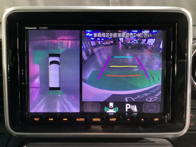 フレアワゴンカスタムスタイル ６６０　カスタムスタイル　ハイブリッド　ＸＳ　４ＷＤ　両側電動スライドドア　ＨＵＤ　シートヒーター　全方位カメラ　３６０°カメラ　ＬＥＤヘットライト　デュアルセンサーブレーキサポート　ブルートゥース　１オーナー　前席シートヒーター　スマートキ　４ＷＤ（5枚目）
