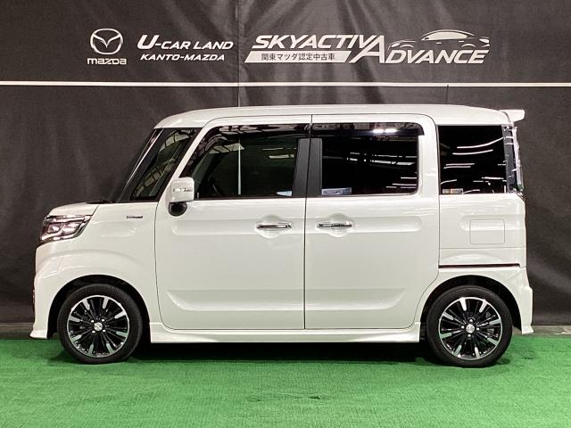 フレアワゴンカスタムスタイル ６６０　カスタムスタイル　ハイブリッド　ＸＳ　４ＷＤ　両側電動スライドドア　ＨＵＤ　シートヒーター　全方位カメラ　３６０°カメラ　ＬＥＤヘットライト　デュアルセンサーブレーキサポート　ブルートゥース　１オーナー　前席シートヒーター　スマートキ　４ＷＤ（36枚目）