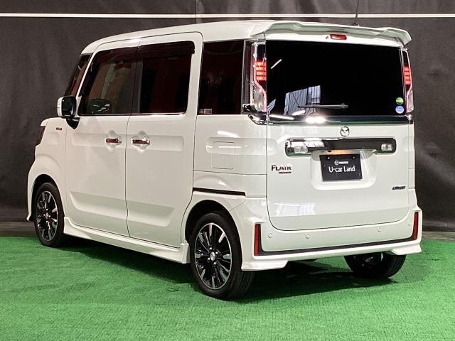 フレアワゴンカスタムスタイル ６６０　カスタムスタイル　ハイブリッド　ＸＳ　４ＷＤ　両側電動スライドドア　ＨＵＤ　シートヒーター　全方位カメラ　３６０°カメラ　ＬＥＤヘットライト　デュアルセンサーブレーキサポート　ブルートゥース　１オーナー　前席シートヒーター　スマートキ　４ＷＤ（37枚目）