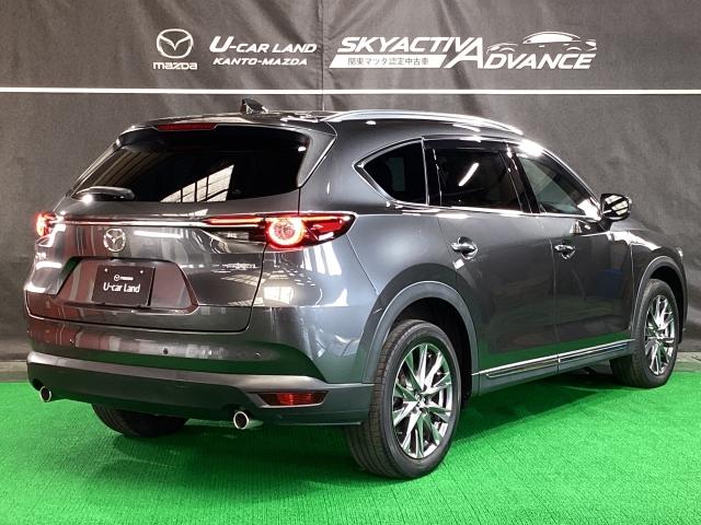 ＣＸ－８ ＸＤ　Ｌパッケージ　３６０度モニター　ＢＯＳＥ　Ｆベンチレーション　オートリアゲート　定期点検記録簿　レーンキープ　本革シート　Ｂｌｕｅｔｏｏｔｈ接続　クリアランスソナー　１オーナー　パワーシート　ルーフレール　ヒーター（38枚目）