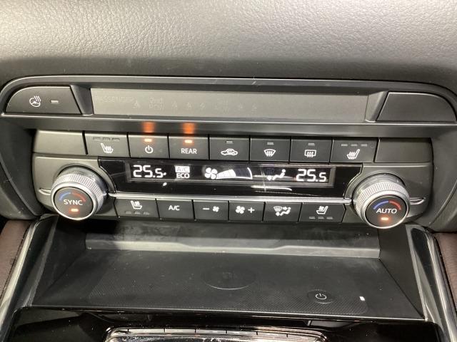 ＣＸ－８ ２．２　ＸＤ　Ｌパッケージ　ディーゼルターボ　４ＷＤ　７人乗り　オートリアゲート　定期点検記録簿　レーンキープ　本革シート　Ｂｌｕｅｔｏｏｔｈ接続　クリアランスソナー　１オーナー　パワーシート　ルーフレール　ＬＥＤヘッドライト　オートハイビーム　ヒーター（22枚目）