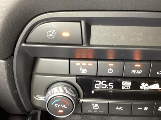 ＣＸ－８ ２．２　ＸＤ　Ｌパッケージ　ディーゼルターボ　４ＷＤ　７人乗り　オートリアゲート　定期点検記録簿　レーンキープ　本革シート　Ｂｌｕｅｔｏｏｔｈ接続　クリアランスソナー　１オーナー　パワーシート　ルーフレール　ＬＥＤヘッドライト　オートハイビーム　ヒーター（23枚目）