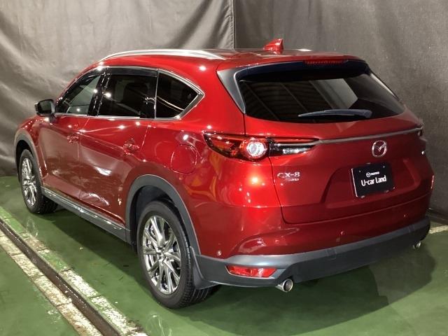 ＣＸ－８ ２．２　ＸＤ　Ｌパッケージ　ディーゼルターボ　４ＷＤ　７人乗り　オートリアゲート　定期点検記録簿　レーンキープ　本革シート　Ｂｌｕｅｔｏｏｔｈ接続　クリアランスソナー　１オーナー　パワーシート　ルーフレール　ＬＥＤヘッドライト　オートハイビーム　ヒーター（38枚目）