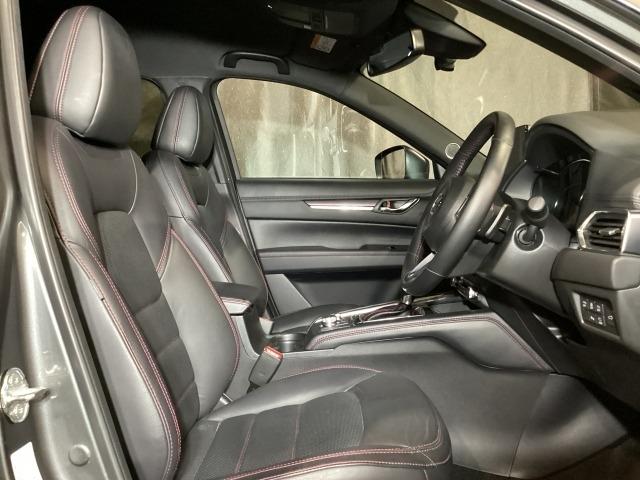 ＣＸ－５ ２．２　ＸＤ　スポーツ　アピアランス　ディーゼルターボ　３６０度ビュー　ソナー　パワーテールゲート　追従クルコン　ＢＴオーディオ　ＬＥＤライト　本革シート　レーンキープ　パワーシート　ドラレコ　シートヒーター　ＥＴＣ　ツインターボ　ＵＳＢ　オートハイビーム（7枚目）