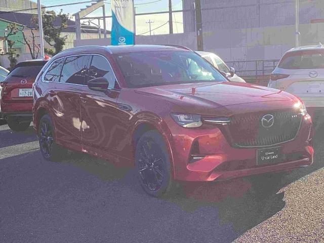 ＣＸ－８０ ３．３　ＸＤハイブリッド　エクスクルーシブ　スポーツ　ディー　当社試乗車　レーダークルーズ　デモアップ　クリアランスソナー　パワーシート　３列シート　シートヒーター　オートマチックハイビーム　衝突被害軽減システム　４ＷＤ　ワンオーナー　革シート　オートライト（4枚目）