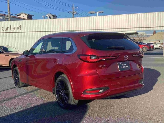 ＣＸ－８０ ３．３　ＸＤハイブリッド　エクスクルーシブ　スポーツ　ディー　当社試乗車　レーダークルーズ　デモアップ　クリアランスソナー　パワーシート　３列シート　シートヒーター　オートマチックハイビーム　衝突被害軽減システム　４ＷＤ　ワンオーナー　革シート　オートライト（7枚目）