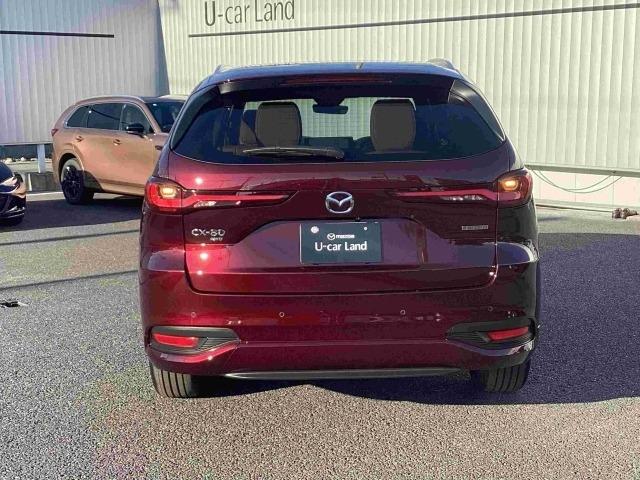 ＣＸ－８０ ３．３　ＸＤハイブリッド　プレミアム　スポーツ　ディーゼルタ　当社試乗車　３６０度　レーダークルーズ　レーンアシスト　パノラマサンルーフ　クリアランスソナー　パワーシート　衝突被害軽減システム　オートライト　革シート　ＥＴＣ　シートヒーター　４ＷＤ　試乗車アップ（19枚目）