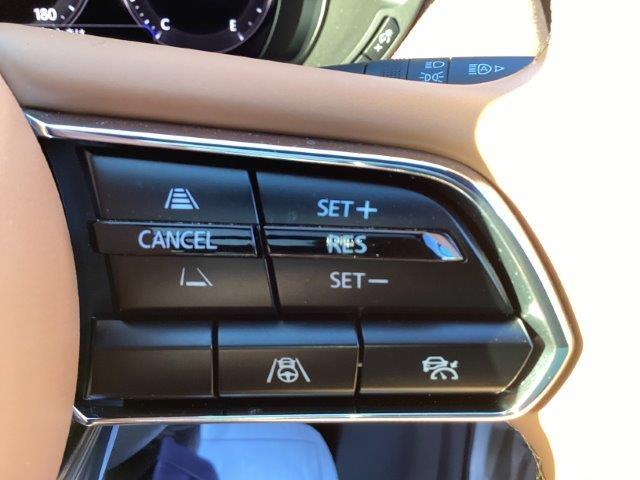 ＣＸ－８０ ３．３　ＸＤハイブリッド　プレミアム　スポーツ　ディーゼルタ　当社試乗車　３６０度　レーダークルーズ　レーンアシスト　パノラマサンルーフ　クリアランスソナー　パワーシート　衝突被害軽減システム　オートライト　革シート　ＥＴＣ　シートヒーター　４ＷＤ　試乗車アップ（11枚目）