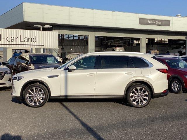 ＣＸ－８０ ３．３　ＸＤ　Ｌパッケージ　ディーゼルターボ　当社試乗車　デモカーＵＰ　レーンアシスト　フルセグＴＶ　電動リアゲート　レザーシート　全周囲カメラ　パワーシート　スマートキー　アイドリングストップ　オートライト　アダプティブクルーズコントロール（8枚目）