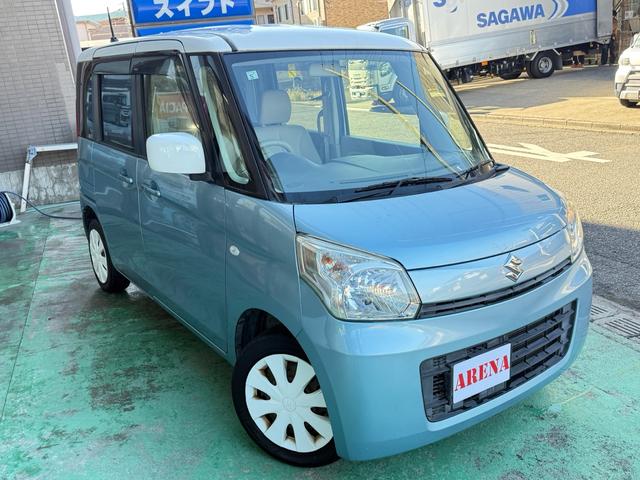 スペーシア Ｘ　メーカーナビ　ワンセグＴＶ　バックカメラ　左パワスラ　アイドリングＳＴＯＰ　ステアリングスイッチ　オートリトラミラー　プッシュスタート　スマートキー　フロアマット　ドアバイザー（6枚目）