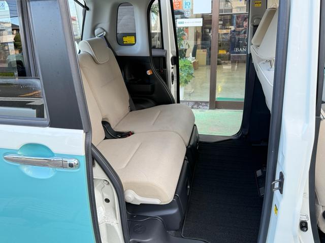 ムーヴキャンバス Ｘリミテッドメイクアップ　ＳＡＩＩ　禁煙車　スマートアシスト　ナビ　フルセグＴＶ　ＤＶＤ　ＢＴ　両側パワスラ　１４インチミニライトアルミ　プッシュスタート　ＥＴＣ　オートリトラミラー　オートライト　スペアキー×１（15枚目）