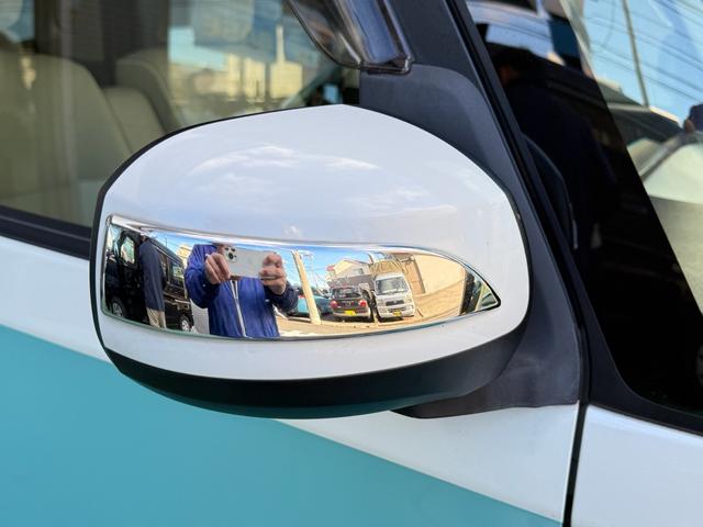 ムーヴキャンバス Ｘリミテッドメイクアップ　ＳＡＩＩ　禁煙車　スマートアシスト　ナビ　フルセグＴＶ　ＤＶＤ　ＢＴ　両側パワスラ　１４インチミニライトアルミ　プッシュスタート　ＥＴＣ　オートリトラミラー　オートライト　スペアキー×１（33枚目）