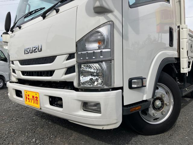 エルフトラック 　積載３．５トン　ワイドセミロング高床　ＭＴモード付き６ＡＴ　荷台塗装仕上済み　ロープ穴６対　荷台床面鉄板（9枚目）