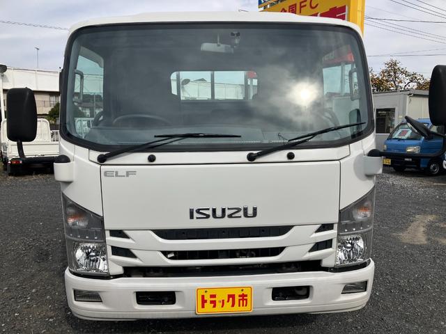 エルフトラック 　積載３．５トン　ワイドセミロング高床　ＭＴモード付き６ＡＴ　荷台塗装仕上済み　ロープ穴６対　荷台床面鉄板（11枚目）