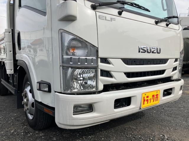 エルフトラック 　積載３．５トン　ワイドセミロング高床　ＭＴモード付き６ＡＴ　荷台塗装仕上済み　ロープ穴６対　荷台床面鉄板（15枚目）