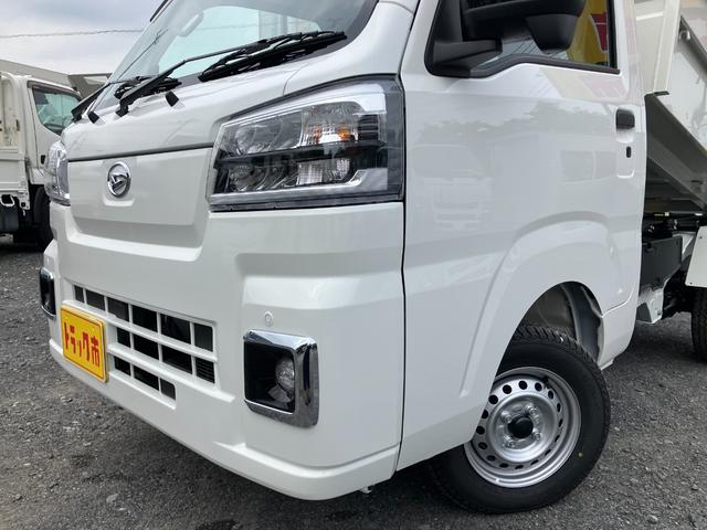 ハイゼットトラック 　清掃ダンプ４ＷＤ　ＬＥＤ省力パック　届出済み未使用車　土砂禁　スマートキー　ＬＥＤヘッドライト＆フォグランプ　デフロック　コーナーセンサー　オートライト（9枚目）