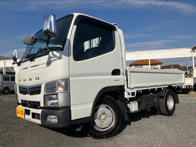 キャンター 　積載２トン　平ボディ１０尺　４ＷＤ　ＭＴモード付き６ＡＴ　荷台塗装仕上げ済み　衝突被害軽減ブレーキ　キーレス（2枚目）