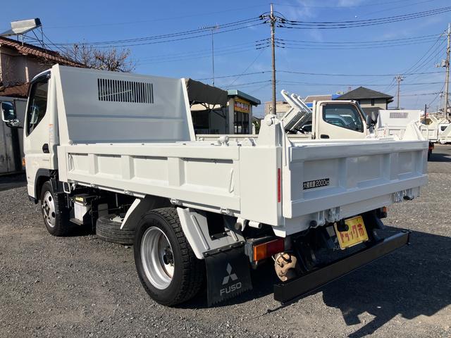 キャンター 　積載２トン　全低床強化ダンプ　６ＡＴデュオニック２．０　荷台塗装仕上げ済み　ダンプピン＆コボレーン　荷台Ｌ字アングル補強済み（20枚目）