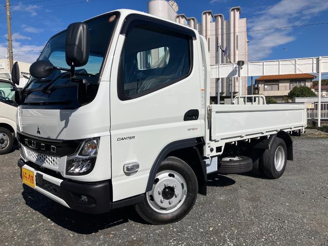 キャンター ロング全低床 積載1.5トン 6ATデュオニック2.0 登録済み未使用車 純正バックカメラ フル液晶メーター 衝突被害軽減ブレーキ スマートキー(2枚目)