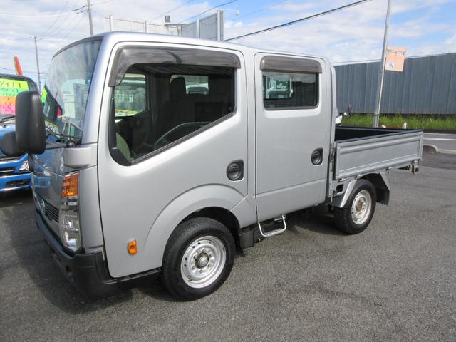 アトラストラック WキャブショートフルスーパーローDX Wキャブ 三方開き シングルタイヤ オートマ ABS D席エアバック 集中ドア キーレス ETC 左側電動格納ミラー 荷台板張り 1150Kg積載(7枚目)