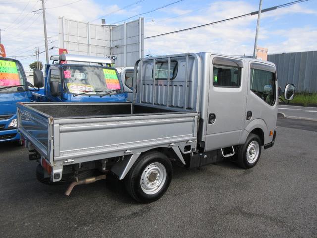 アトラストラック WキャブショートフルスーパーローDX Wキャブ 三方開き シングルタイヤ オートマ ABS D席エアバック 集中ドア キーレス ETC 左側電動格納ミラー 荷台板張り 1150Kg積載(8枚目)