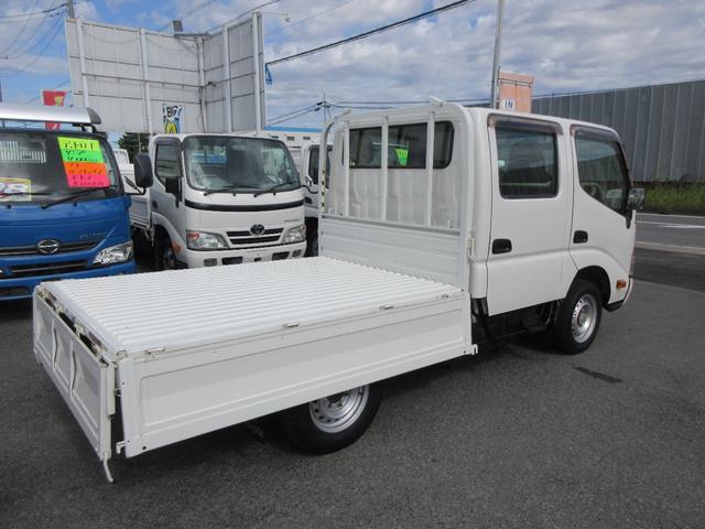 ダイナトラック Wキャブロングシングルジャストロ Wキャブ 三方開き シングルタイヤ F5速 D席エアバック 集中ドア 後席パワーウインドウ スチールデッキ 1000Kg積載(22枚目)